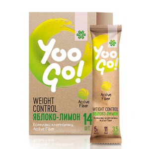 Напитка Weight Control (ябълка-лимон) - Yoo Go 500543